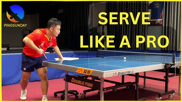 Coach Sun 1 - How to serve like a pro - Side Spin Serve