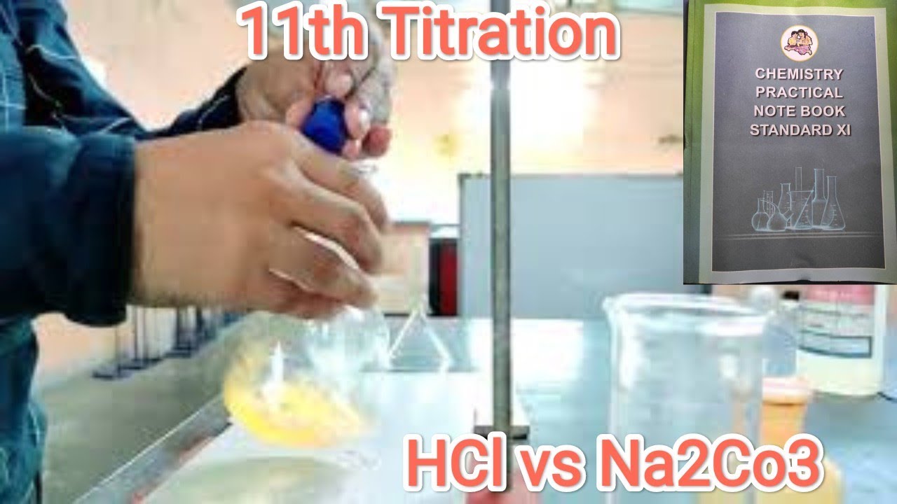 Titration || Determine the molarity of HCL by using standard slon of sodium carbonate 