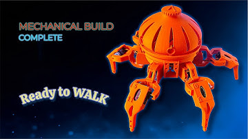 🔥 3D Printed Hexapod — Part 1: Mechanical Build Complete | Cool 3D Prints #3DPrinting #Hexapod