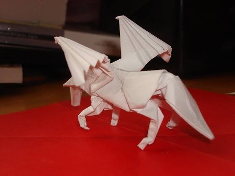 Origami Pegasus Tutorial Satoshi Kamiya Part 1 5