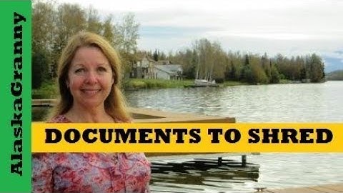 What Papers and Documents To Shred - Prevent Identity Theft Protect Yourself