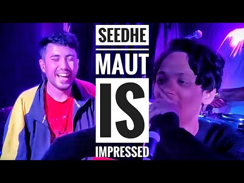 Seedhe Maut calls fan on stage  Namastute