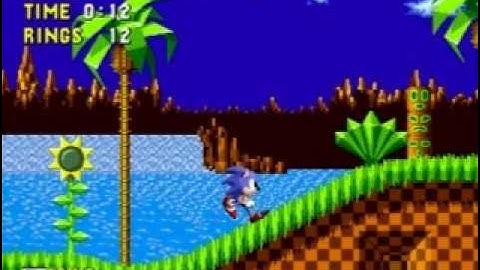 Green Hill Zone Act 1 (including Chaos Emerald) - Sonic the Hedgehog Part 1