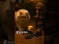 Steel Trap Near miss   Persian Cat, Mouse &amp; Monkey 🐾🧀 #PersianCat #TrapTension #shorts