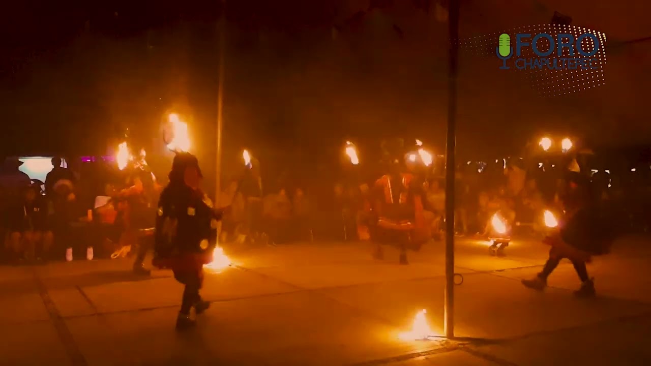 Danza de las antorchas. San Agustín Tlacotepec