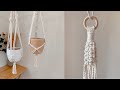 2 EASY MACRAME PLANT HANGERS TUTORIAL (Video #1)