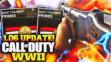 NEW "BAR" + "PRIMED" NERF! (COD WW2 1.06 UPDATE) - BAR + FLINCH Gameplay AFTER PATCH in COD WW2!