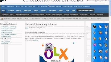 CONSTRUCTION COST ESTIMATING AND  MATERIAL TAKEOFF