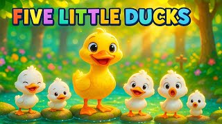 Five Little Ducks | Number Song 1–5 for Toddlers – Sing Along & Move