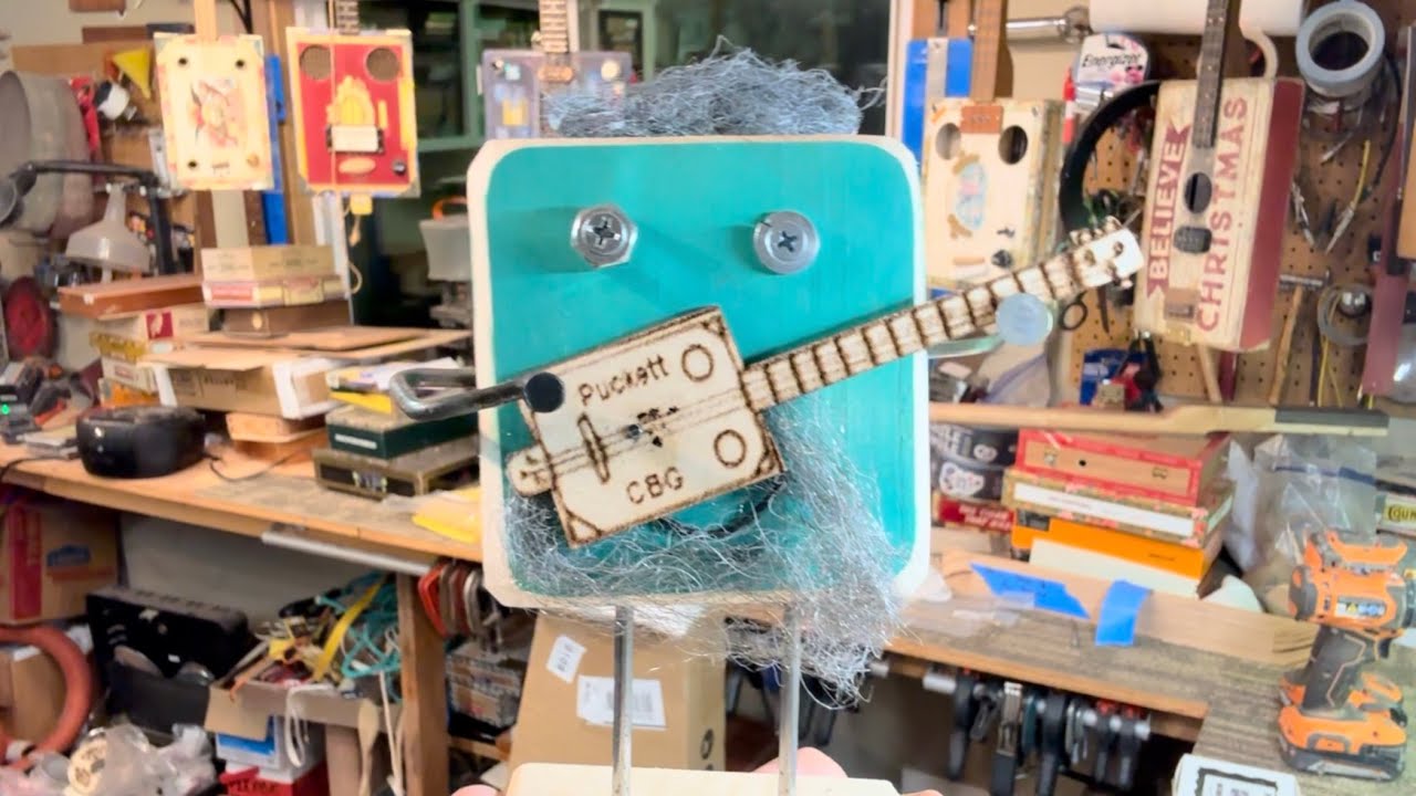 Cigar Box Guitar «Stuff» — РАСПАКОВКА