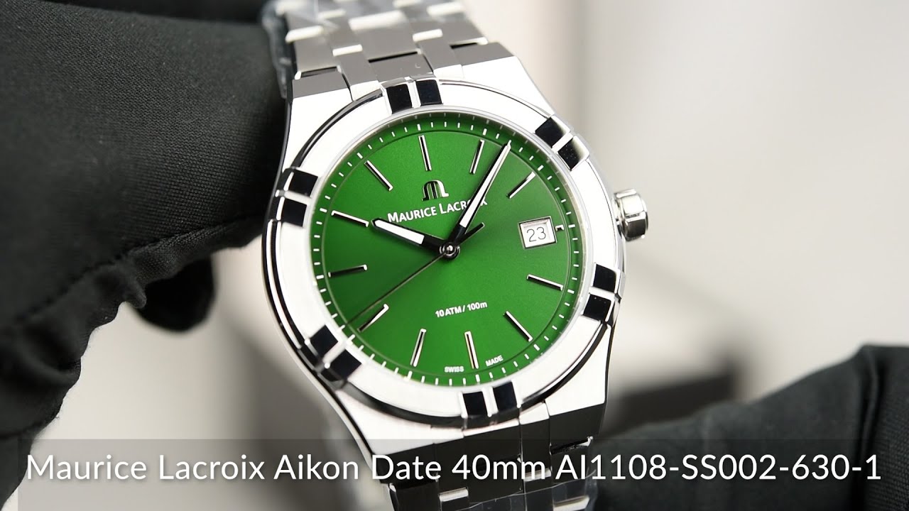 Maurice Lacroix Aikon Date 40mm AI1108-SS002-630-1 - YouTube