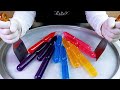 ice pops ice cream crushed ice cream rolls street food - ايسكريم رول ايس كريم غوار