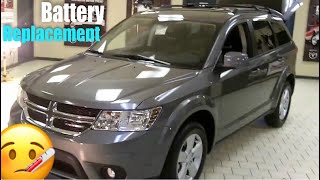 How to replace the battery on a 2014 Dodge Journey