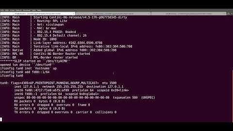 Contiki-NG: Native border router