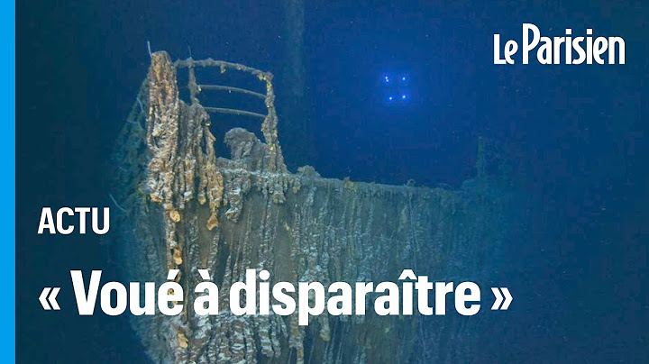 Titanic : une partie de la célèbre balustrade du navire s'est effondrée