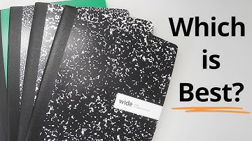 Which Brand Makes the Best Composition Notebook? | ShannonMedisky.com