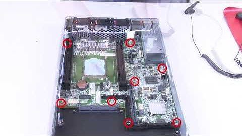 Lenovo ThinkSystem SE350 removing a system board assembly