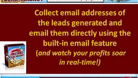 Instant Email Marketing Leads