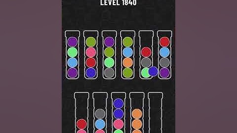 【Ball Sort Puzzle】Level.1840