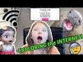 BABY ALIVE EXPLORES the INTERNET with USELESS WEBSITES! The Lilly and Mommy Show! FUNNY KIDS SKIT!