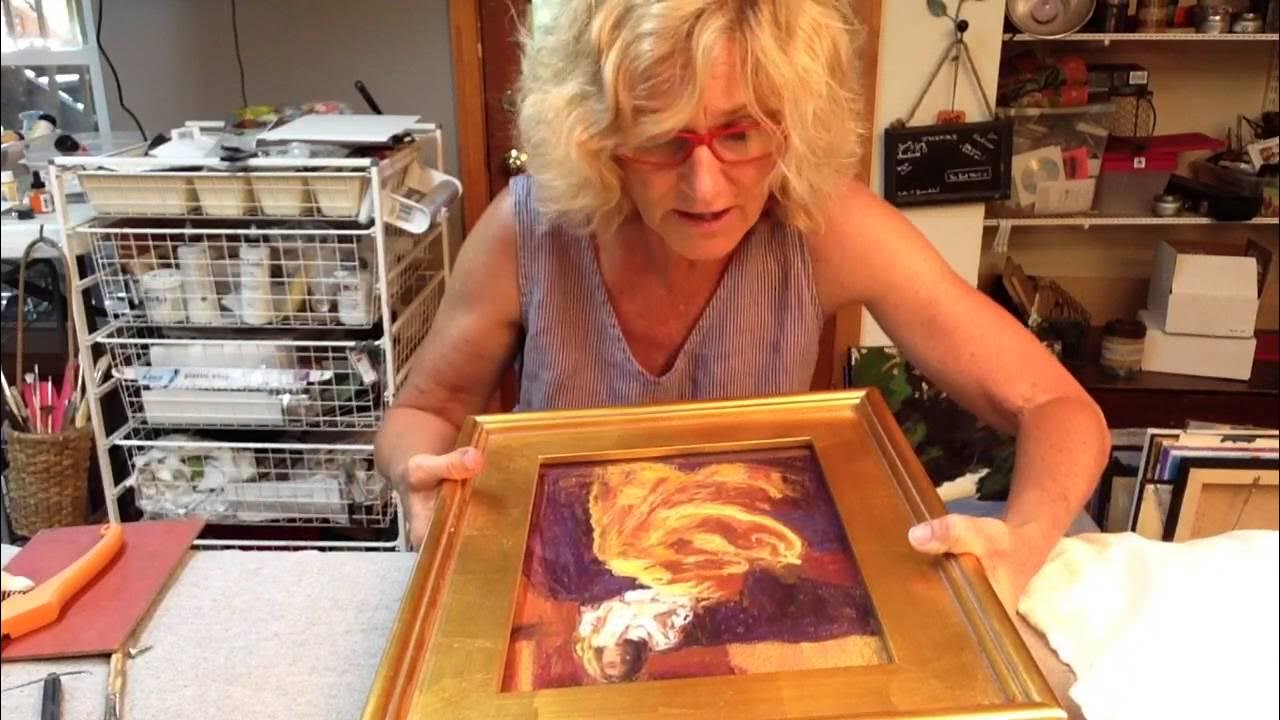 How to frame a pastel painting by Tracy Haines YouTube