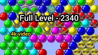 Bubble Shooter Hard Level - 2340 | Bubble Shooter Original Game (4k video)