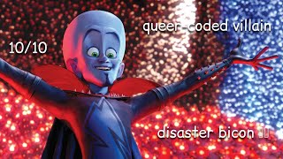 Megamind being a disaster bi for 6 minutes and 35 seconds iconic