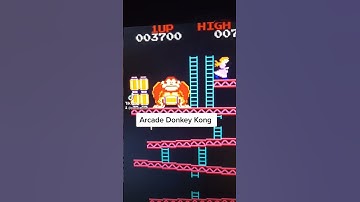 2600 Donkey Kong is fine! Just having a laugh #donkeykong #nintendo #atari #retrogaming #arcade