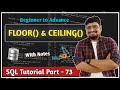 Floor in sql  ceiling in sql  sql aggregate functions  sql tutorial part 73