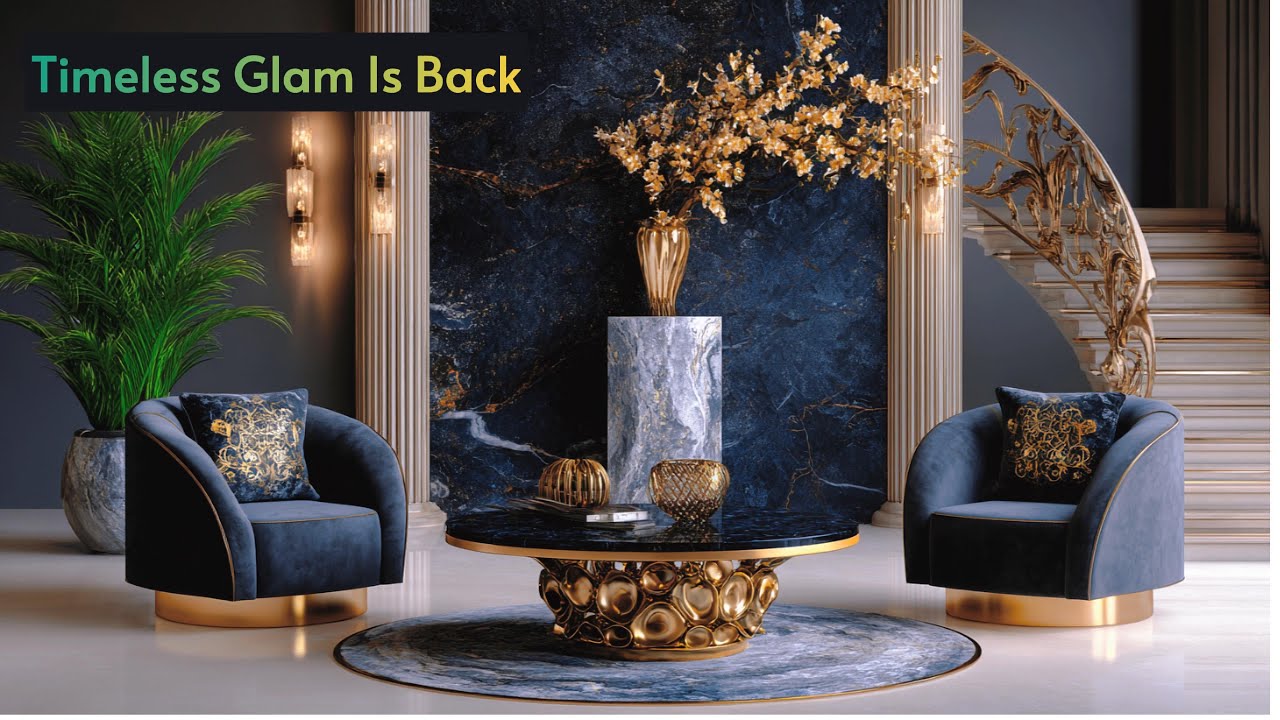 Неподвластный времени гламур встречается с современной роскошью | Тренды в дизайне интерьера 2026...