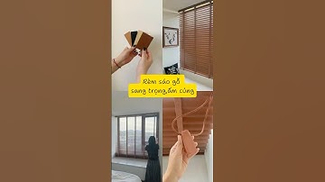 Rèm gỗ cửa sổ #remthuankhang #remgo #Remsaogo #remcuadep