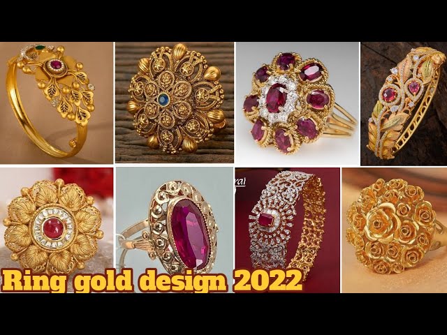 490 Rings ideas in 2024 | gold ring designs, gold jewelry fashion, gold  rings fashion