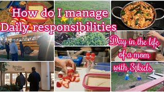 How do i manage daily responsibilities🌼Mom of 3kids🌿Daily routine Vlog @Homemakeramber