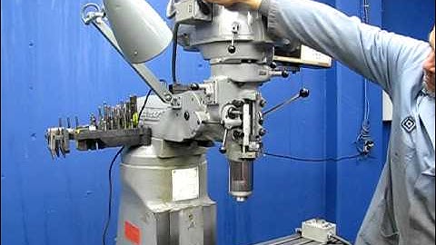 BRIDGEPORT 9" x 42" SERIES I VERTICAL MILLING MACHINE - 2-AXIS DRO