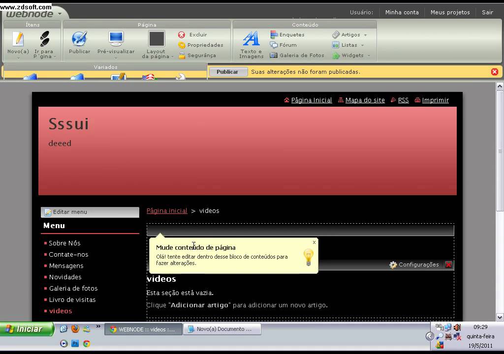como fazer um site gratis e colocar um radio