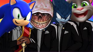 Talking Tom & Sonic Werehog & Bridge Worm & Sonic - CoffinDance Song (COVER) screenshot 5
