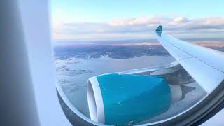 AerLingus Airbus A330 take off Dublin Airport and land JFK Airport