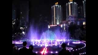 Музыкальный фонтан в китае 2 Musical fountain in China 2