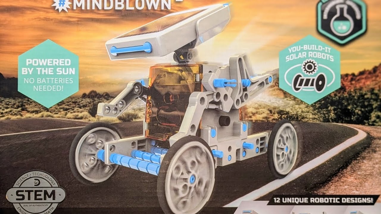 Learn Science, Technology, Engineering and Math with a Solar Robot.