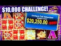 HIGH LIMIT 5 TREASURES / 88 FORTUNES ★ $10,000 CHALLENGE! ➜ MASSIVE JACKPOT HANDPAYS