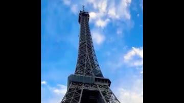 I made this on the EIFFEL TOWER! #shorts