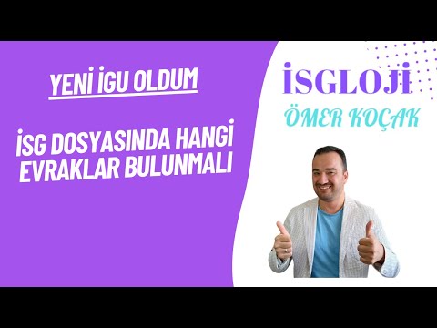 İSG Dosyasında hangi