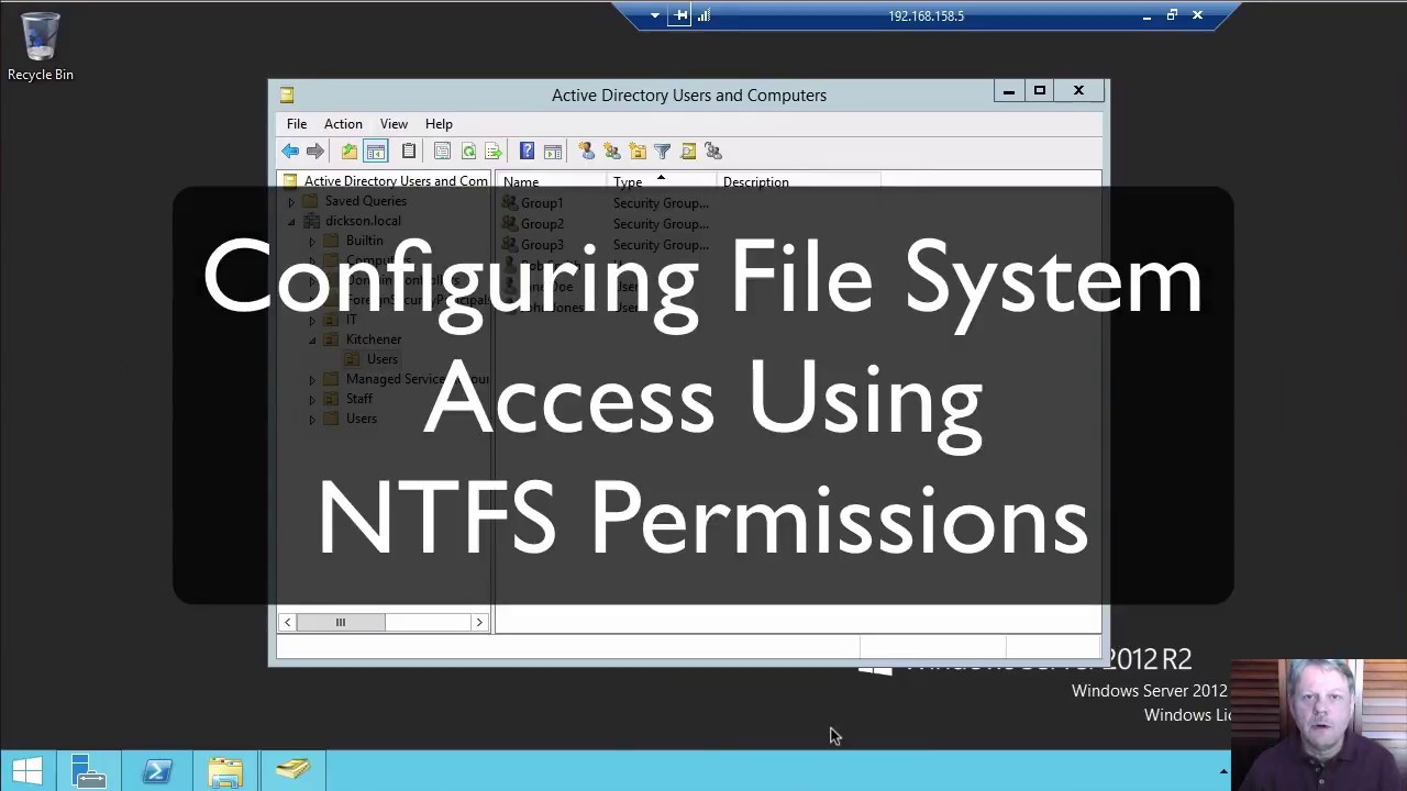 INFO2270 Basic NTFS Permissions - YouTube