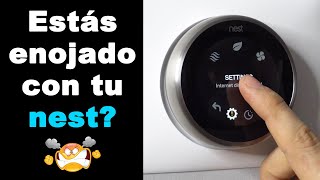 Cómo desactivar el programa automático en el termostato Nest (cambia la temperatura por sí solo)