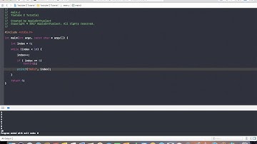 C Programmieren mit Xcode - So funktioniert die while-Schleife
