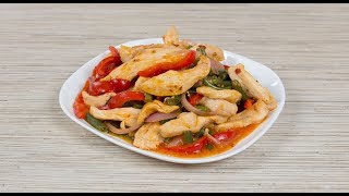 Курица В Остром Соусе Со Стручковой Фасолью