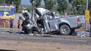 Two killed in wrong-way head-on crash on highway 67 - scene, Lakeside