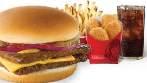 Wendy's 4 for 4 dollars review featuring the doublestack