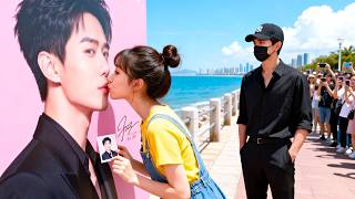 Handsome star avoids women for 20 years, falls for a girl kissing his poster