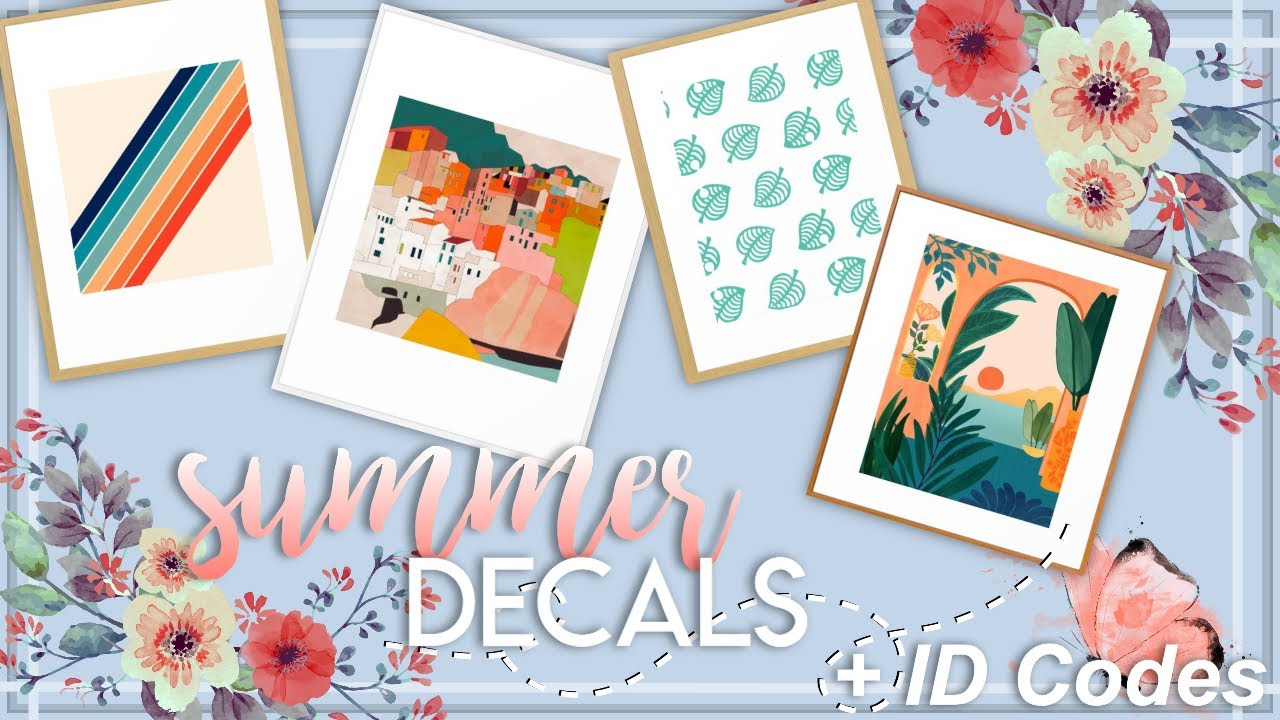 summer aesthetic decal codes 2020